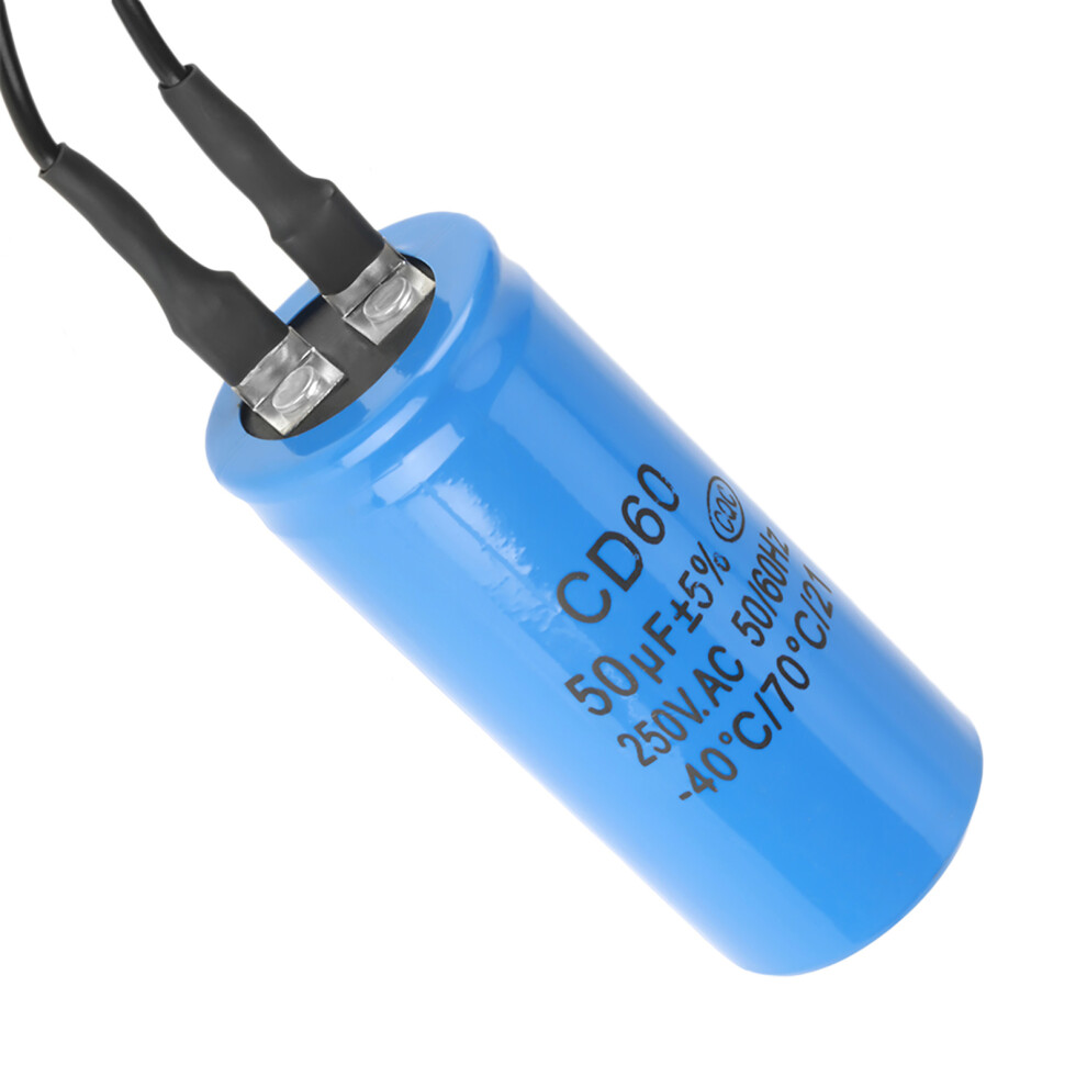 Cd60 50Uf Ac Run Capacitor For Air Conditioner & Motor, Blue 6941392707112