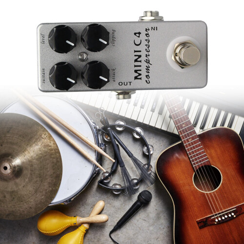 Practical Guitar Effect Stompbox With Metal Housing For-Silver 2
