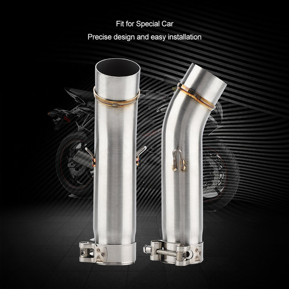 Motorcycle Middle Link Pipe For Cb400 Stainless Steel Exhaust Upgrade 8101392708733
