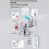 Wireless Doorbell with Flash Vibration Waterproof Emergency Pager for Elderly Nurse Alert System Security Aid,B 2