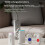 Wireless Doorbell with Flash Vibration Waterproof Emergency Pager for Elderly Nurse Alert System Security Aid,B 8