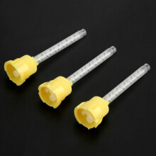 50pcs 70mm Disposable Dental Silicone Mixing Tips 4.2mm 1:1
