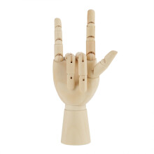 Wooden Art Model with Articulated Limbs for Drawing and Sculpting 1 Piece
