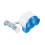 Kids Bathroom Accessory Blue Toothbrush Holder 3-Min Countdown Timer Durable 5