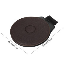 360 Rotating Car Cushion for Pregnant & Elderly, 40 x 50cm, Coffee
