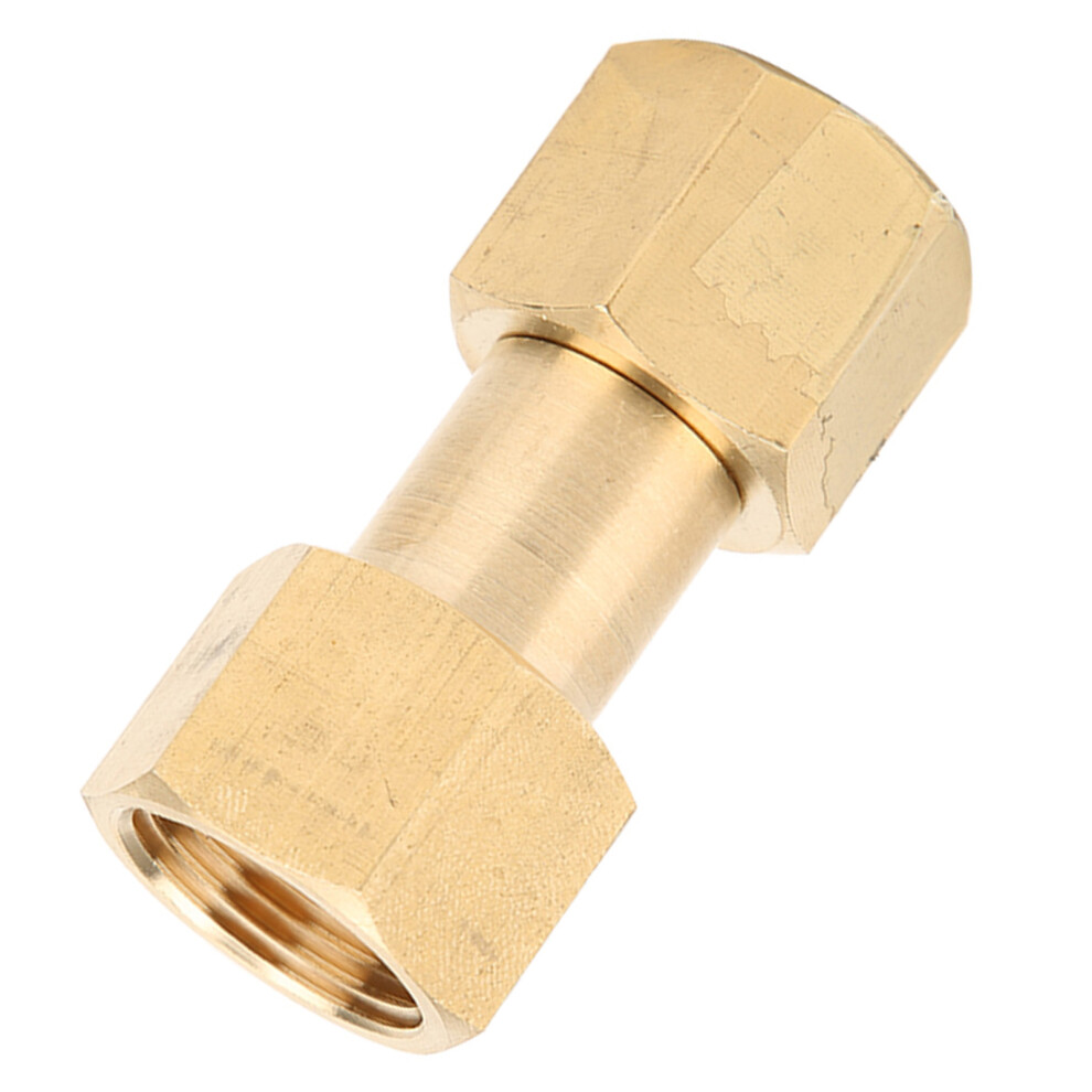 Cga-320 To Cga-580 Co2 To Argon Cylinder Adapter, Brass, Gold 8741392713254