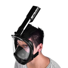 Adult Full Dry Snorkel Mask with Camera Mount