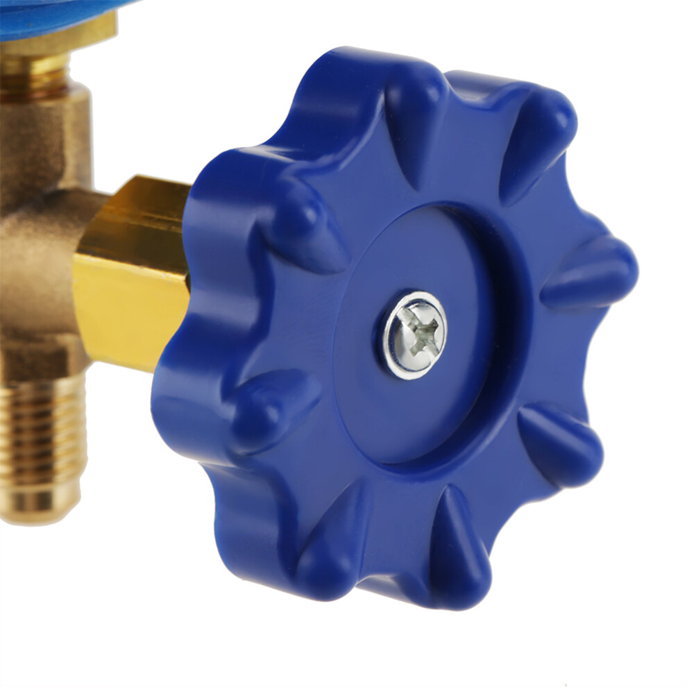 Refrigerant Pressure Gauge For R410a R22 R134a R404a, 12.5Cm Blue 7651392715060