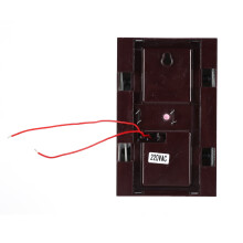 Wired Doorbell Wall Mounted 110V ABS 15x9.5x4.5cm Hotel Access