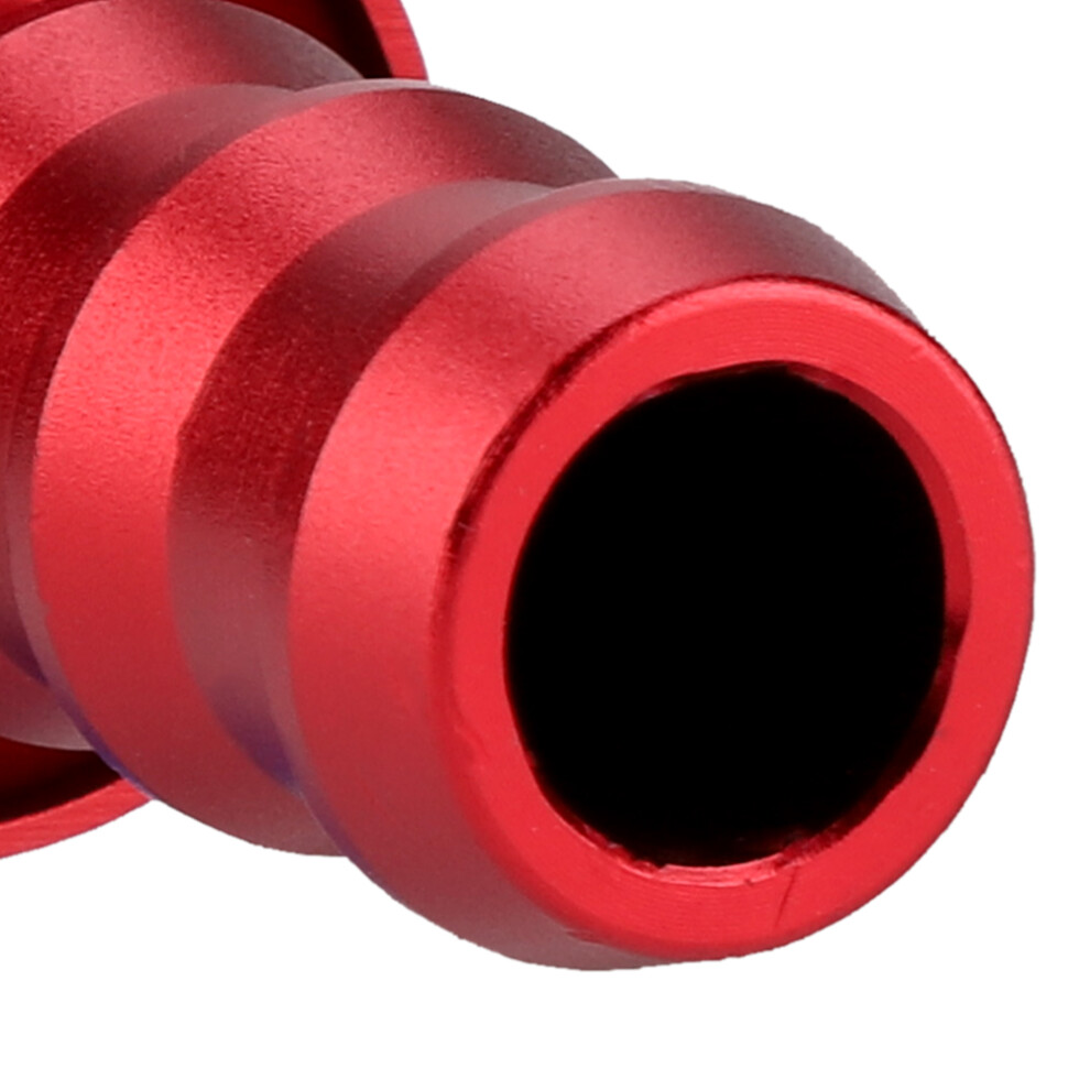 An10 Straight 45 90 180 Twist Lock Fuel Line Hose Fitting Aluminum Blue/Red 8121392716835