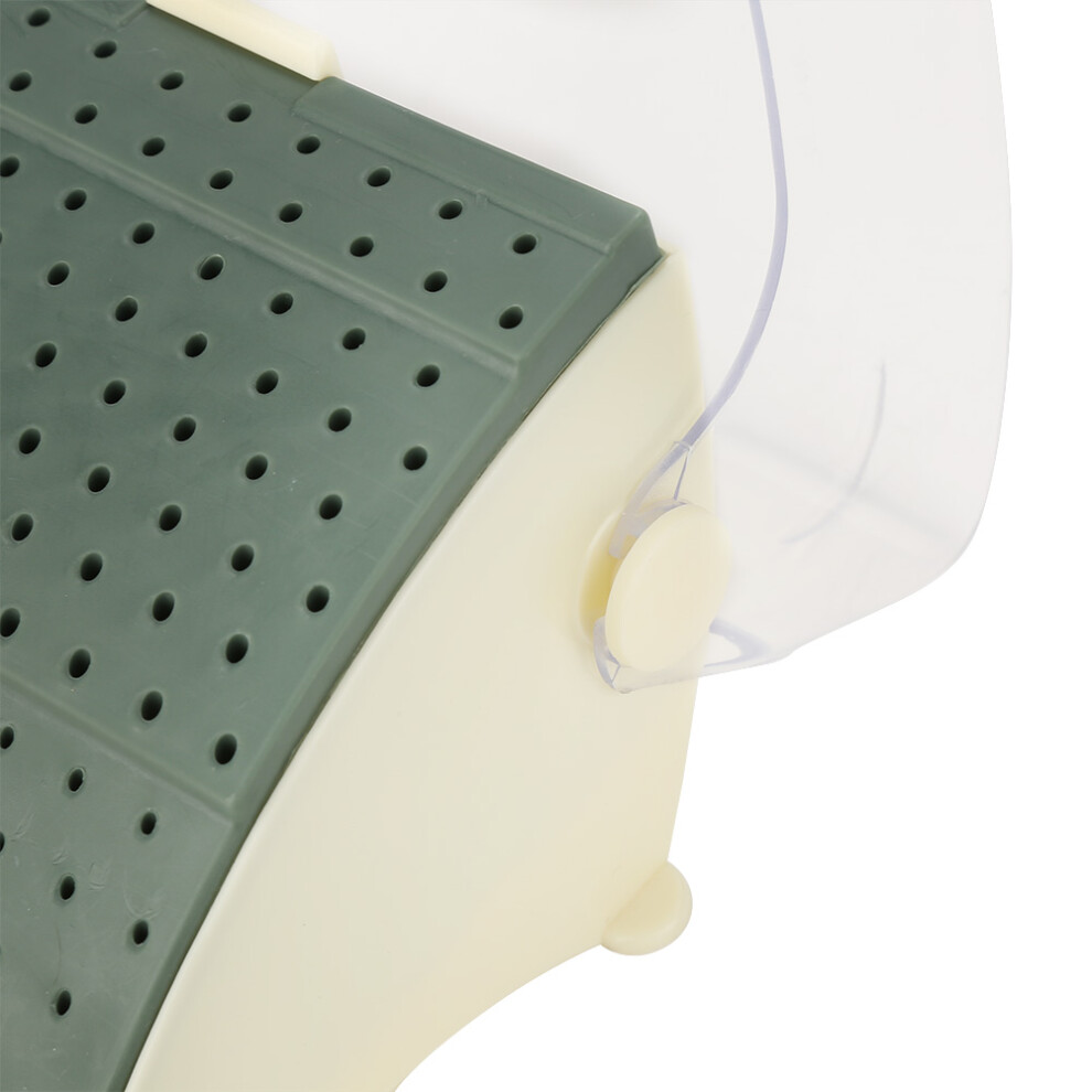 Dental Bur Organizer Block Stand 142 Hole Disinfection Case With Drawer 7611392717235