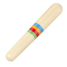 Colourful Wooden Guiro for Kids Solid Wood Kids Musical Percussion Toy