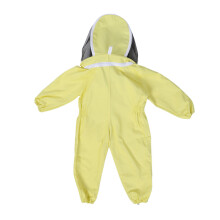 Kids Beekeeping Suit M Yellow Breathable Cotton Protective Jumpsuit