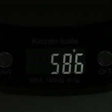 LCD 10kg/1g Digital Kitchen Food Scale with Stainless Steel Tray