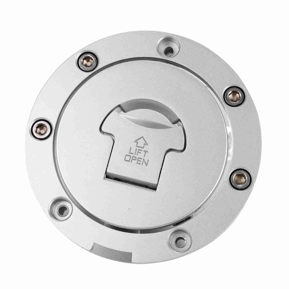 Fuel Gas Cap Lock Set For Cbr600 F4 F4i 2001-2006, Black/Silver/Blue 4681392718764