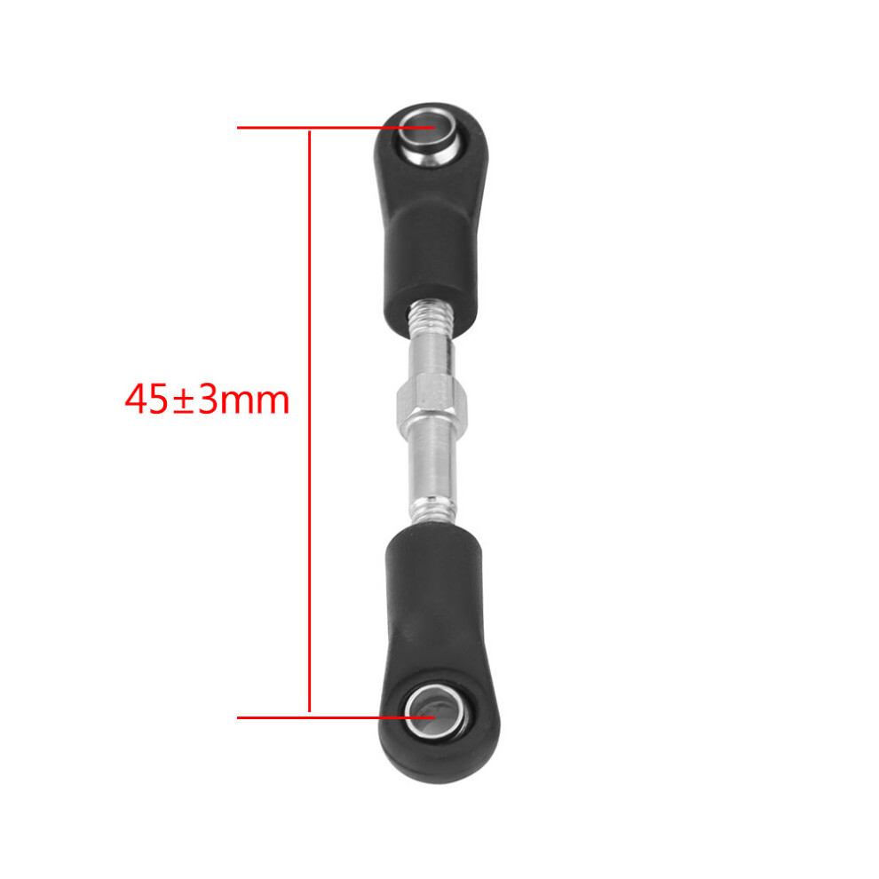 2Pcs Zd 1:16 Rc Car Steering & Servo Turnbuckle Linkage, Lightweight 7891392719051