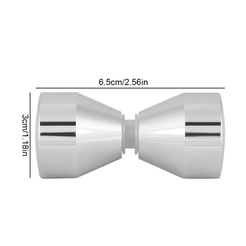 Aluminum Chrome Pull Handle Knob For Glass Shower Door 3X6cm Silver 6921392895163