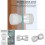 Aluminum Alloy Chrome Pull Handle Knob for Glass Shower Doors, Silver, 3x6cm 8