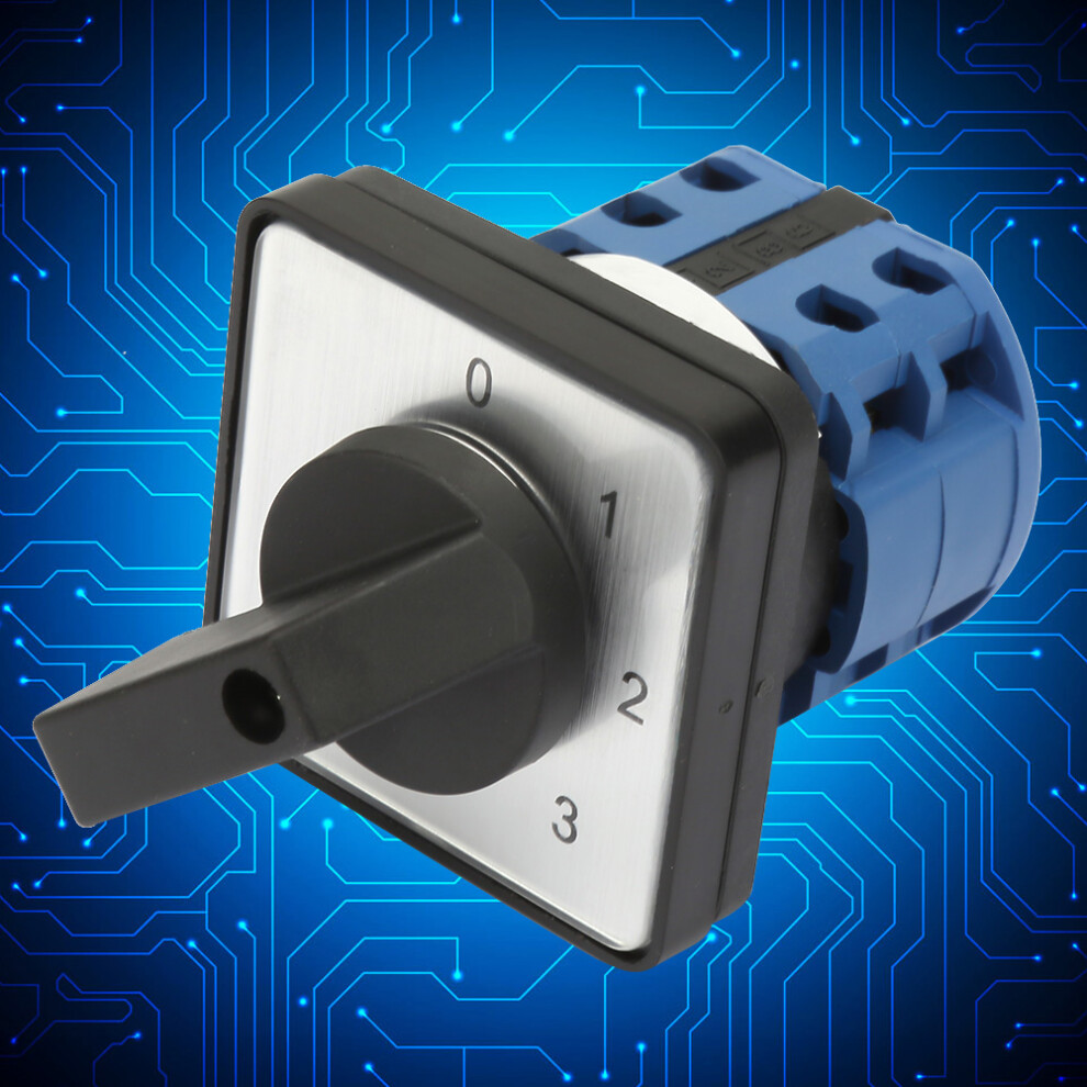 660V 20A 4-Position Rotary Switch, 7.5X5cm, Universal Changeover 8341392895280