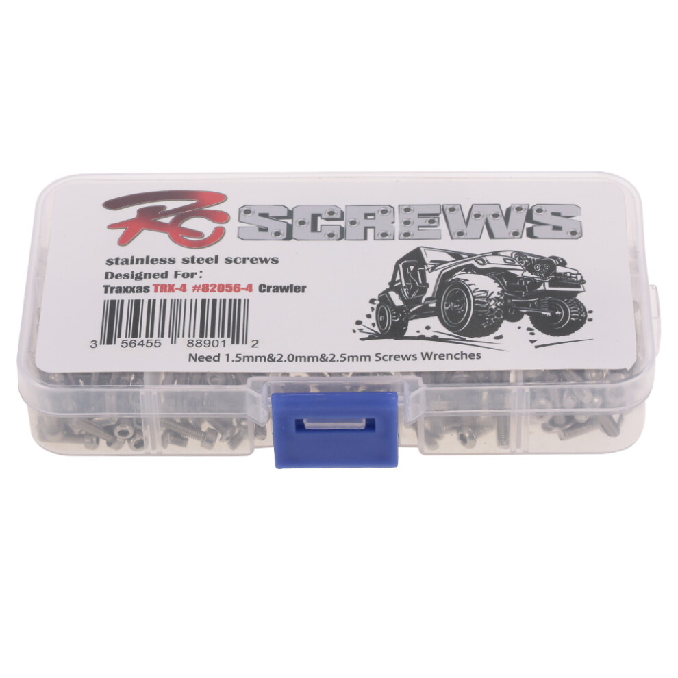Stainless Steel Rc Screw Kit For Traxxas Trx-4 1/10 Off-Road Crawler 4921392895400