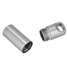 Waterproof Stainless Steel Pill Bottle Holder for Camping, Multiple Sizes