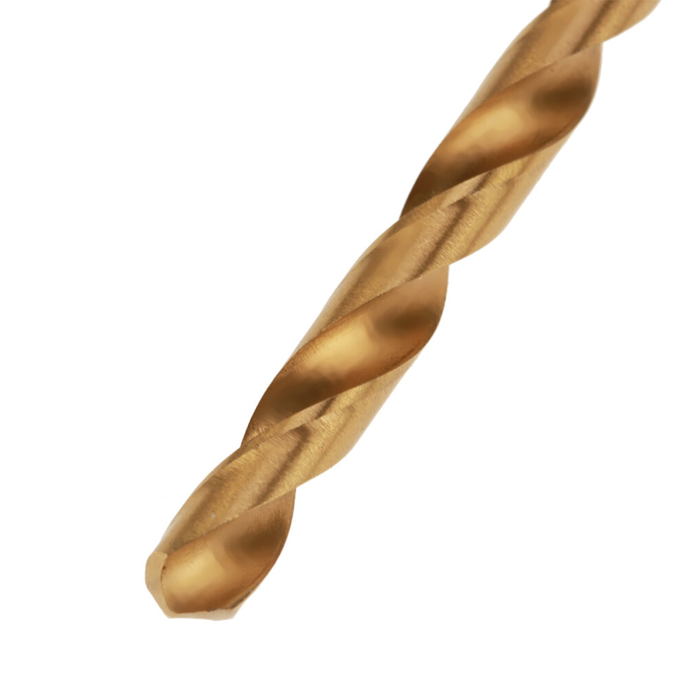 13Pcs 1.5-6.5mm HSS Titanium Coated Twist Bits