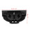 Plastic Rear Cup Holder Bracket for E39 BMW 16.2*8cm Black 11