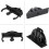 Plastic Rear Cup Holder Bracket for E39 BMW 16.2*8cm Black 1