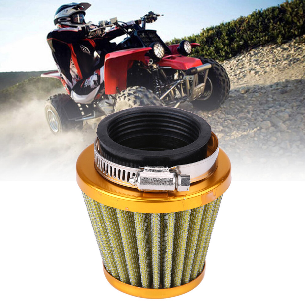 44Mm Air Filter For Gy6 150Cc Atv Moped Scooter - Gold 9361392720206