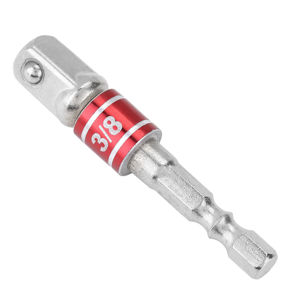 3Pcs Drill Socket Adapter Set 1/4In 3/8In 1/2In Chrome Vanadium 9371392730082