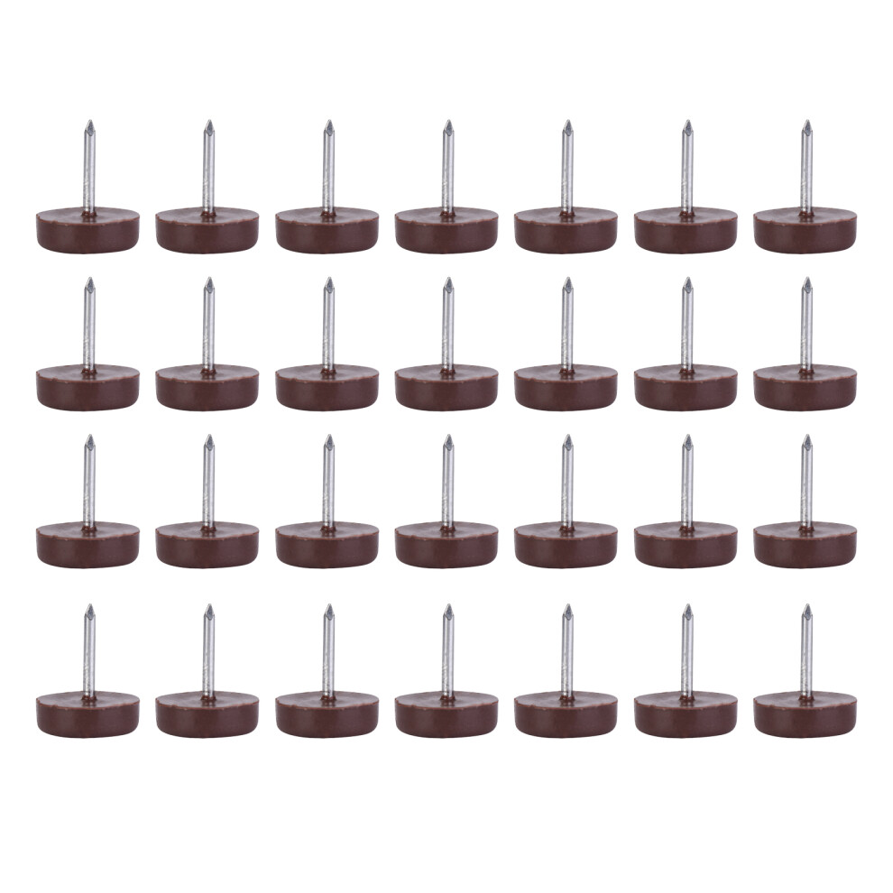 100Pcs Furniture Floor Protectors Glides Nails For Sofa, Table, Chair, 18Mm 4901392730208