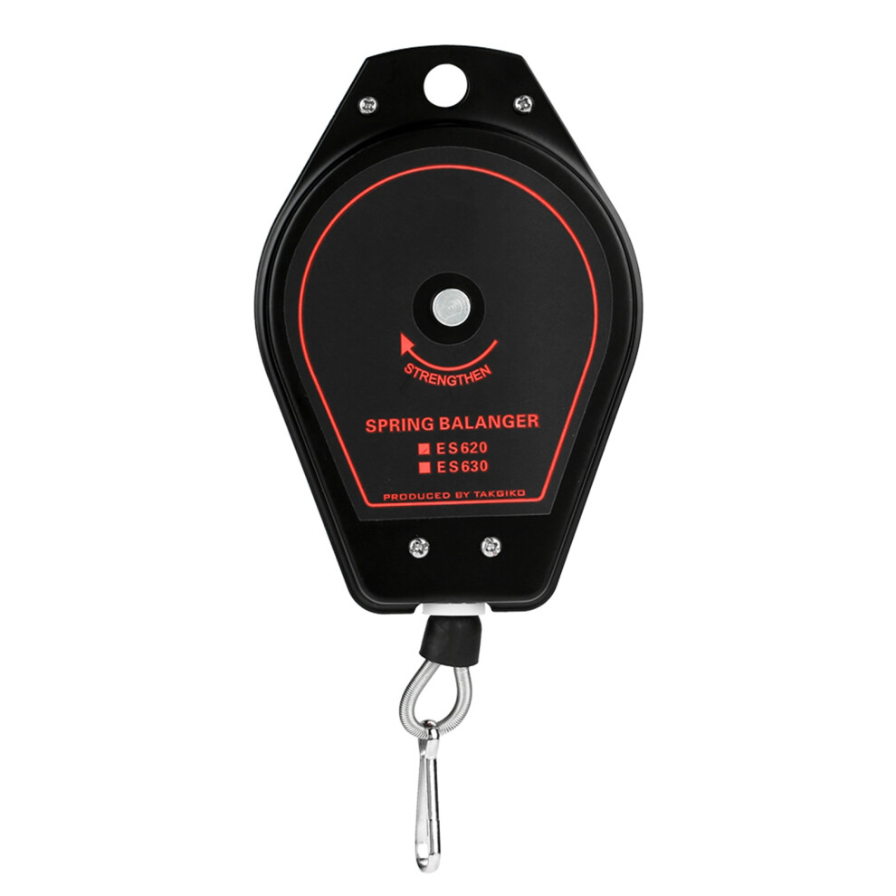 Spring Balancer Hanger Es620 0.6~2.0Kg Space-Saving Tool Holder Black 4691392901394