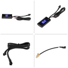 Blue Light Water Temp Meter Motorcycle 0-120C
