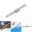 Lightweight  LML12B  Mini Linear Rail Guide 12mm Wide 200mm Long 3