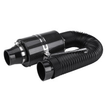 76mm Carbon Fiber Cold Air Intake System with Hose for Improved Performance