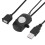 Infrared PIR Motion Sensor 2A DC 5‑24V Auto Switch for LED Strips USB Black 12