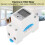 220V 5(80)A Digital Single Phase 2-Wire Electric Meter 8.3x6.5cm 4
