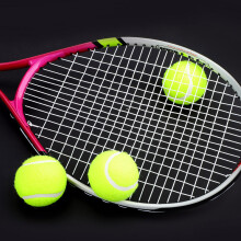 Kids Tennis Racket Rose Red 58.5cm Lightweight Aluminum