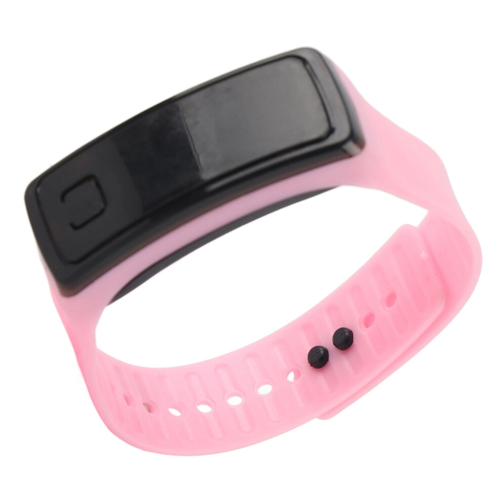 Digital Led Sports Watch With Silicone Strap 12-Hour Dial Waterproof Electronic 8781392738246