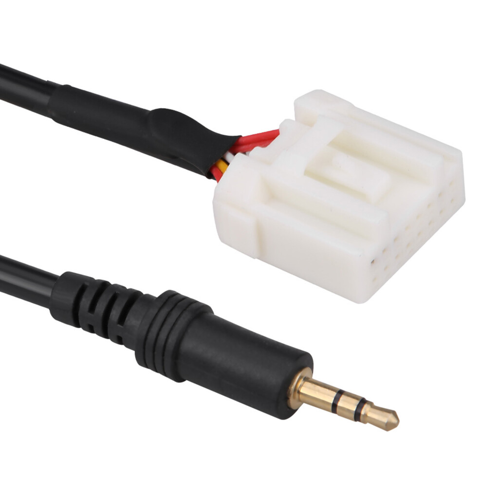 3.5Mm Aux Cable For Mazda 3/6 Car Stereo Mp3 Mp4 Cellphone Adapter, Black 9351392740755