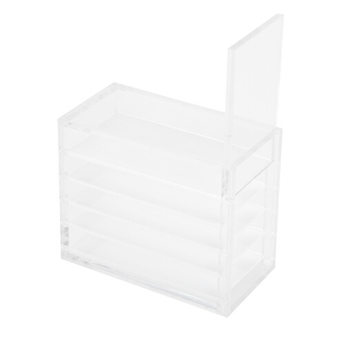 Eyelash Organizer Box with 5 Layers Makeup Storage Grafting & Adhesive Holders 1