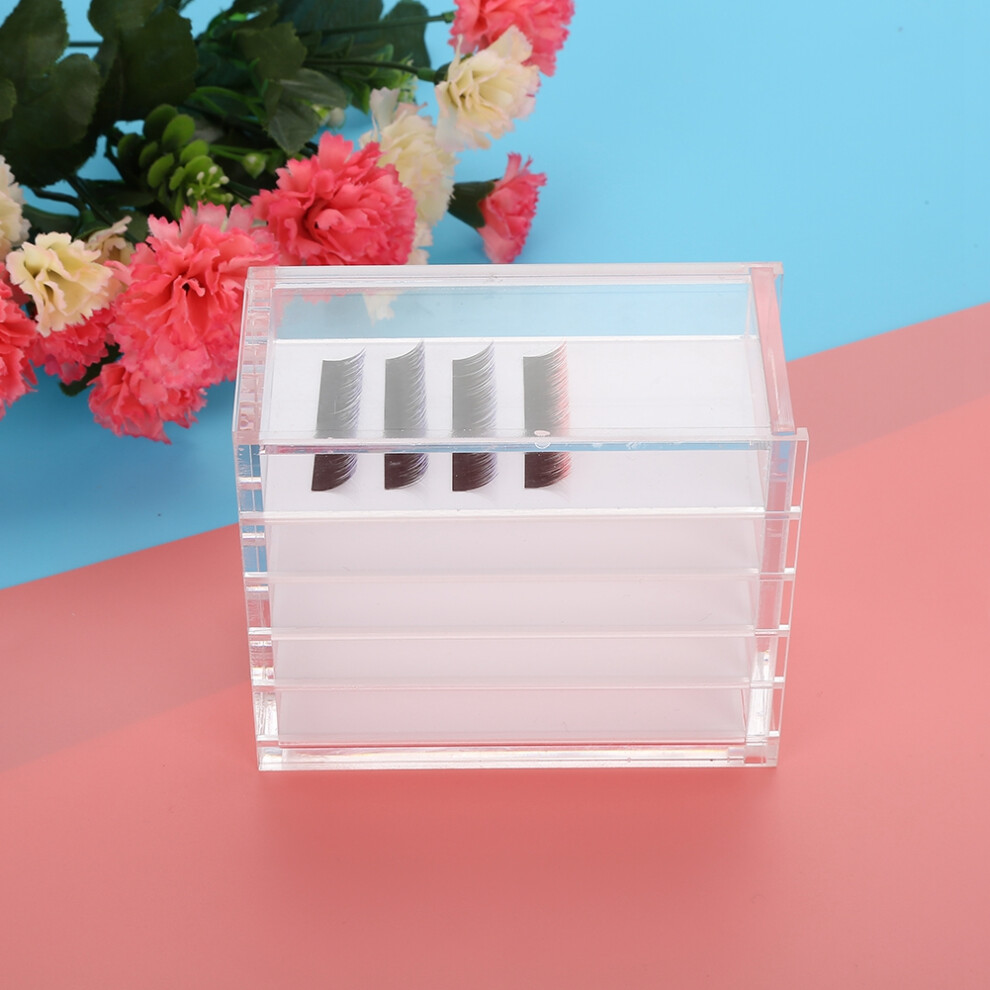 Eyelash Case 5 Layers Storage Box Makeup Organizer Grafting Glue Pallet