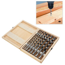 23cm Long Auger Twist Drill Bits 6 - 20mm Hexagonal shanks SDS Bit Set Box