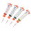 4PCS PCB Flux Solder Paste Set, 10cc, Multi-Color, Needle & Light 15