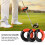 3Pcs Weighted Ring for Driver Golf Head, Steel + Rubber, 6.5cm 10