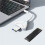 M.2 NVME/ Dual Protocol SSD Enclosure USB Type C SSD External Hard Drive Case for NVME NGFF  SSD 2
