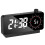 Digital Alarm Clock with -Meter Electronic Bedside Desk Clock with Temperature & Date Display Black 1
