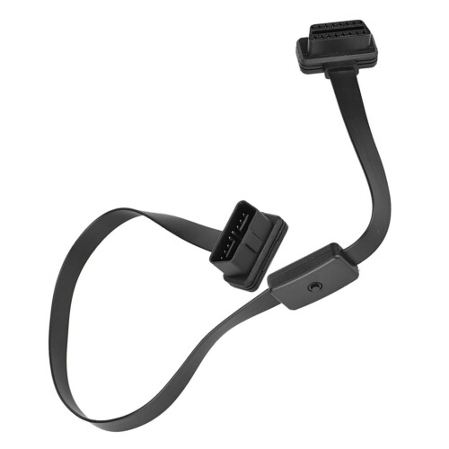 16 Pin OBD2 Extension Cable with ON/OFF Switch for Vehicle Diagnostic Tools