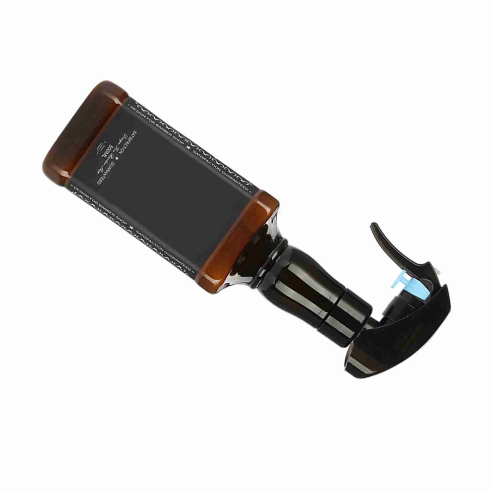 Brown Plastic Hairdressing Spray Bottle 500Ml Salon Barber Water Spray Tool