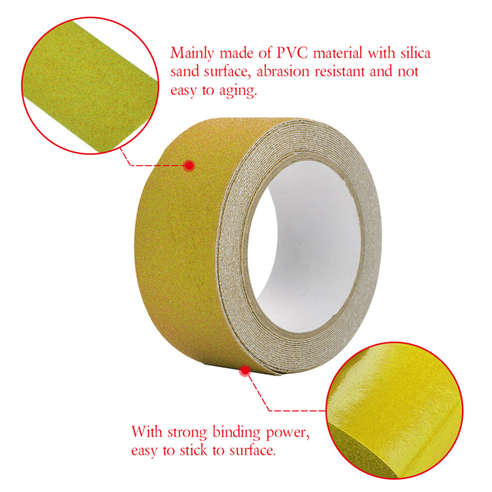 Colorful 5M*5Cm Pvc Non-Slip Anti-Skid Tape For Floor And Stair Safety 9431392741195